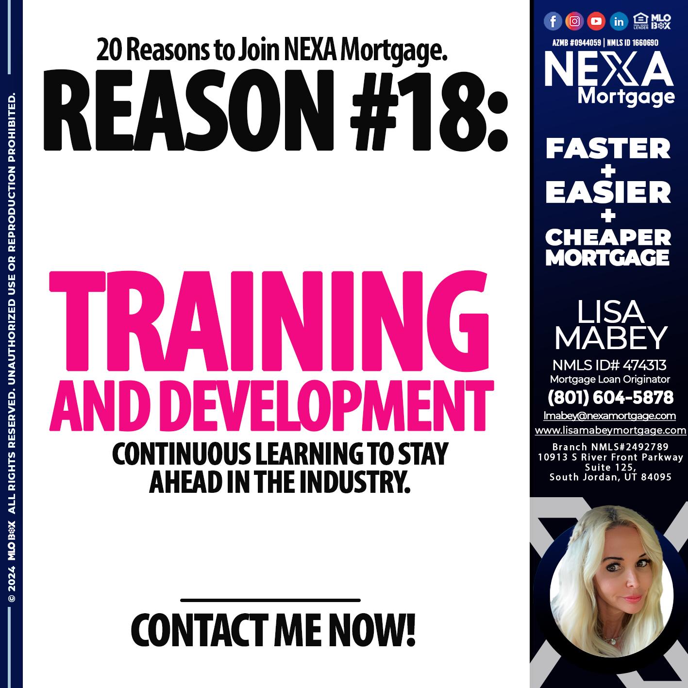 r18 - Lisa Mabey -Mortgage Loan Originator