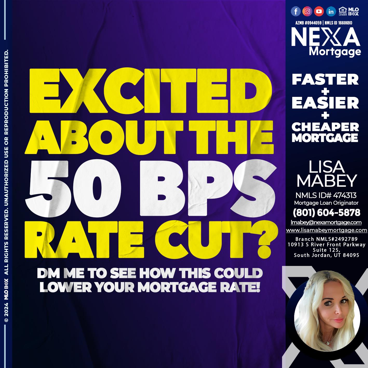 EXCITED - Lisa Mabey -Mortgage Loan Originator