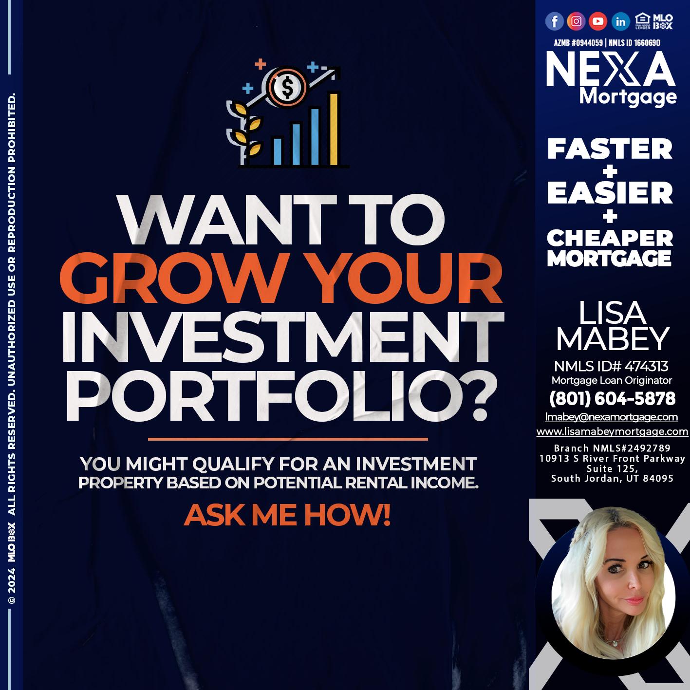 want to grow - Lisa Mabey -Mortgage Loan Originator
