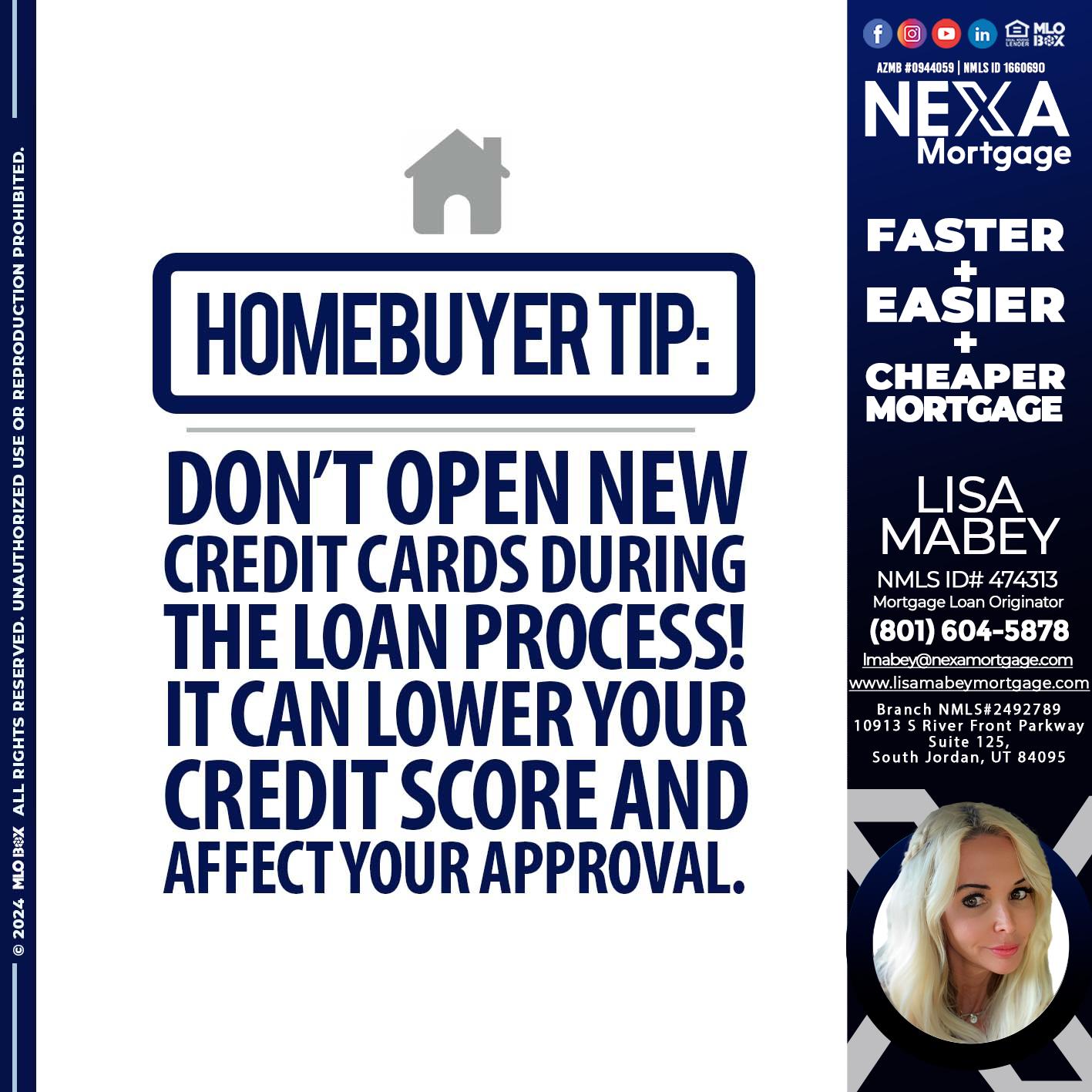 1 - Lisa Mabey -Mortgage Loan Originator
