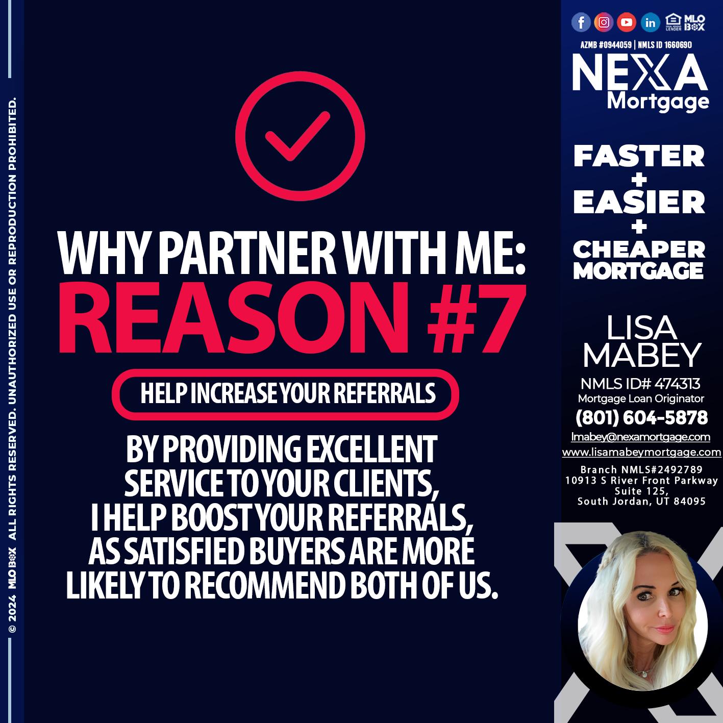 R7 - Lisa Mabey -Mortgage Loan Originator