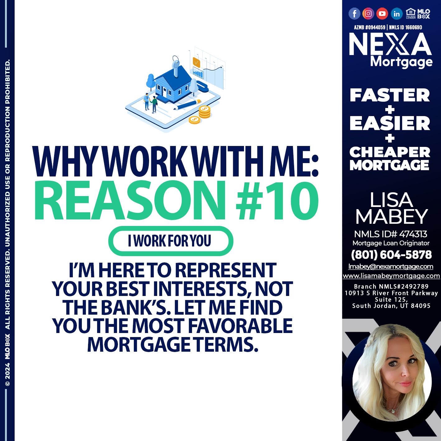 R10 - Lisa Mabey -Mortgage Loan Originator