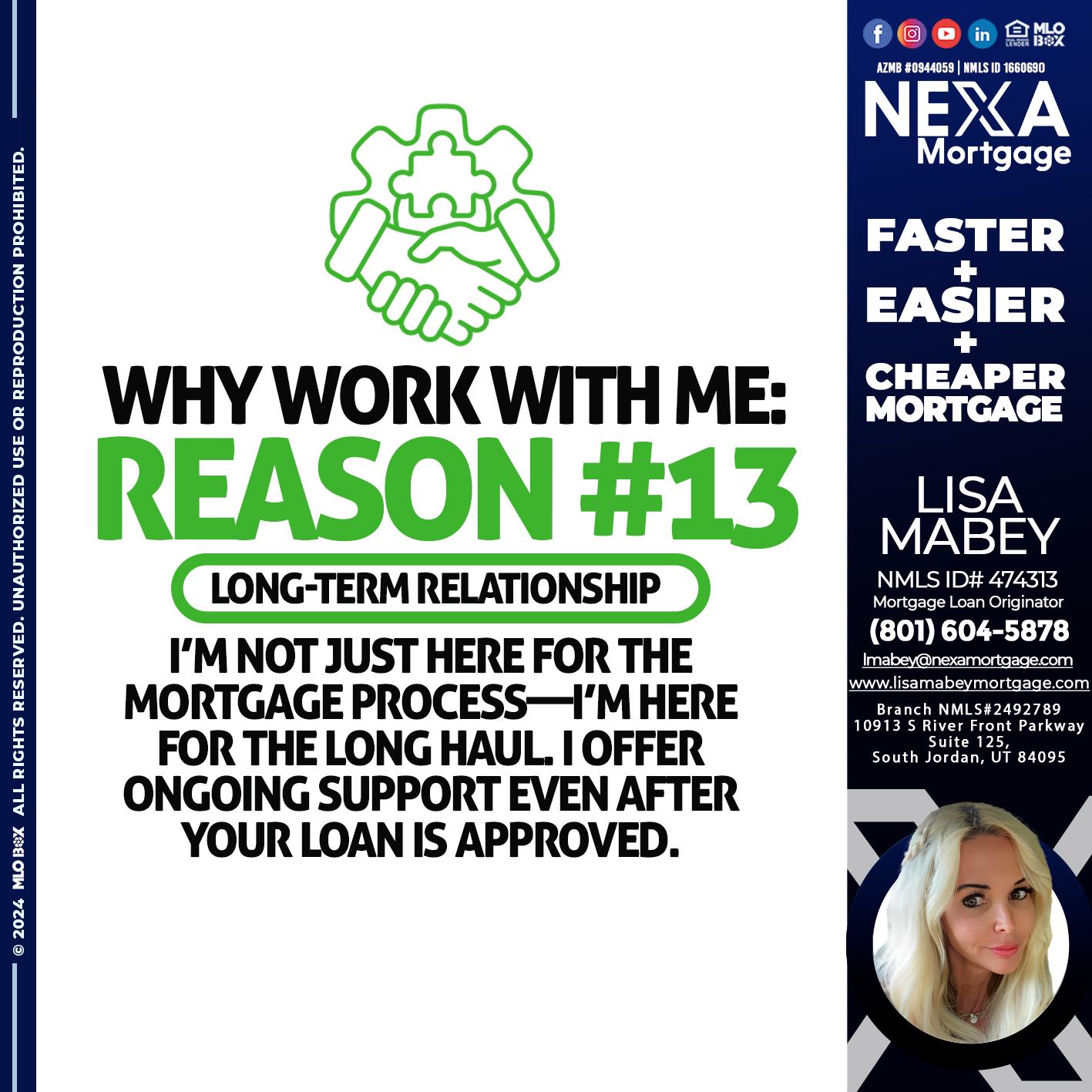 R13 - Lisa Mabey -Mortgage Loan Originator