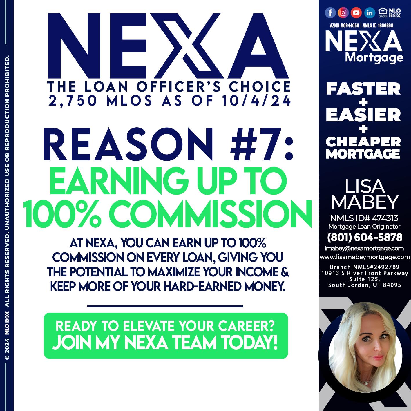 loan officer choice reason 7 - Lisa Mabey -Mortgage Loan Originator