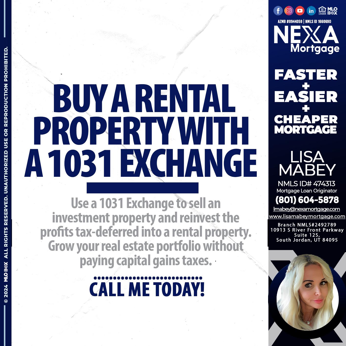 BUY A RENTAL PROPERTY - Lisa Mabey -Mortgage Loan Originator