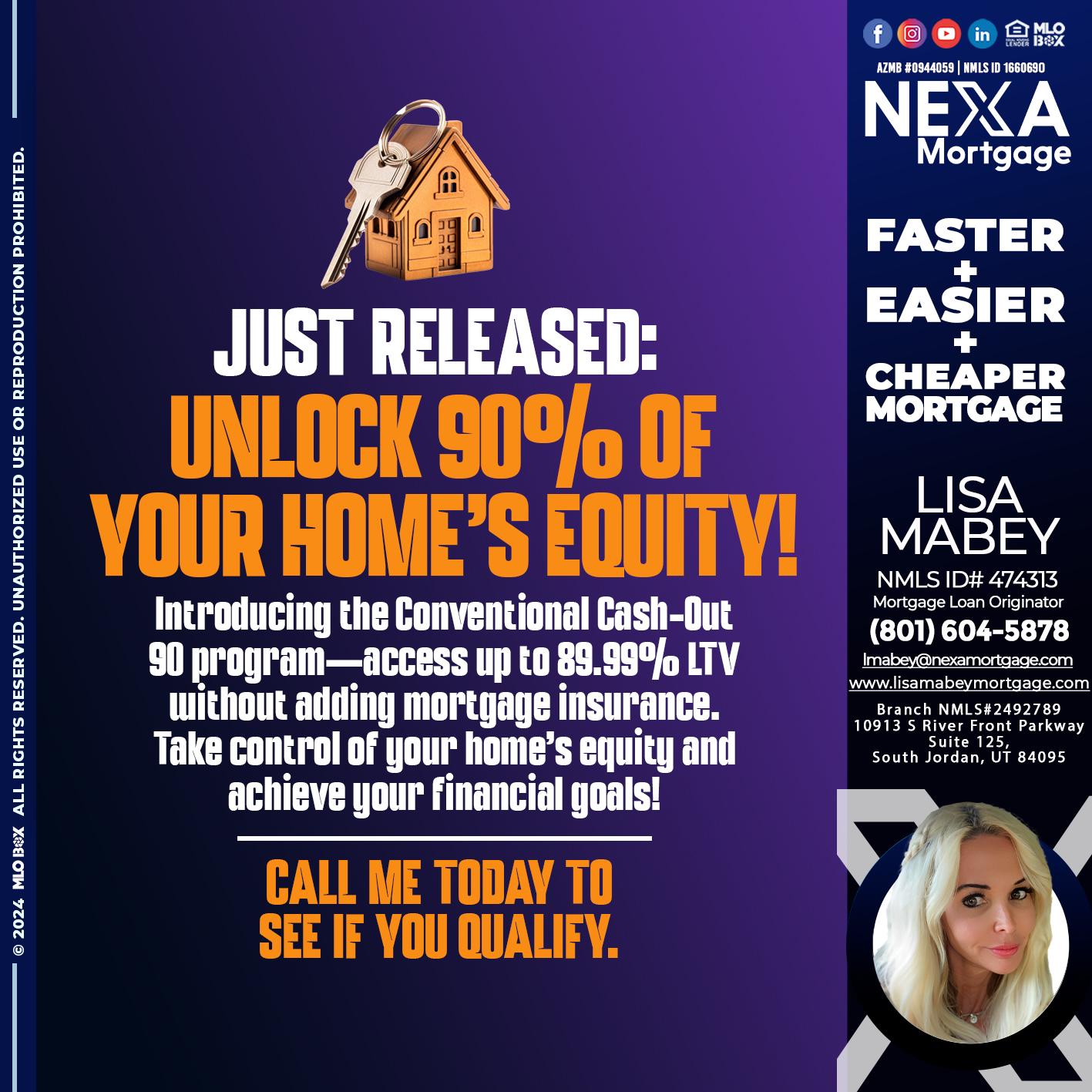 JUST REALIZED - Lisa Mabey -Mortgage Loan Originator