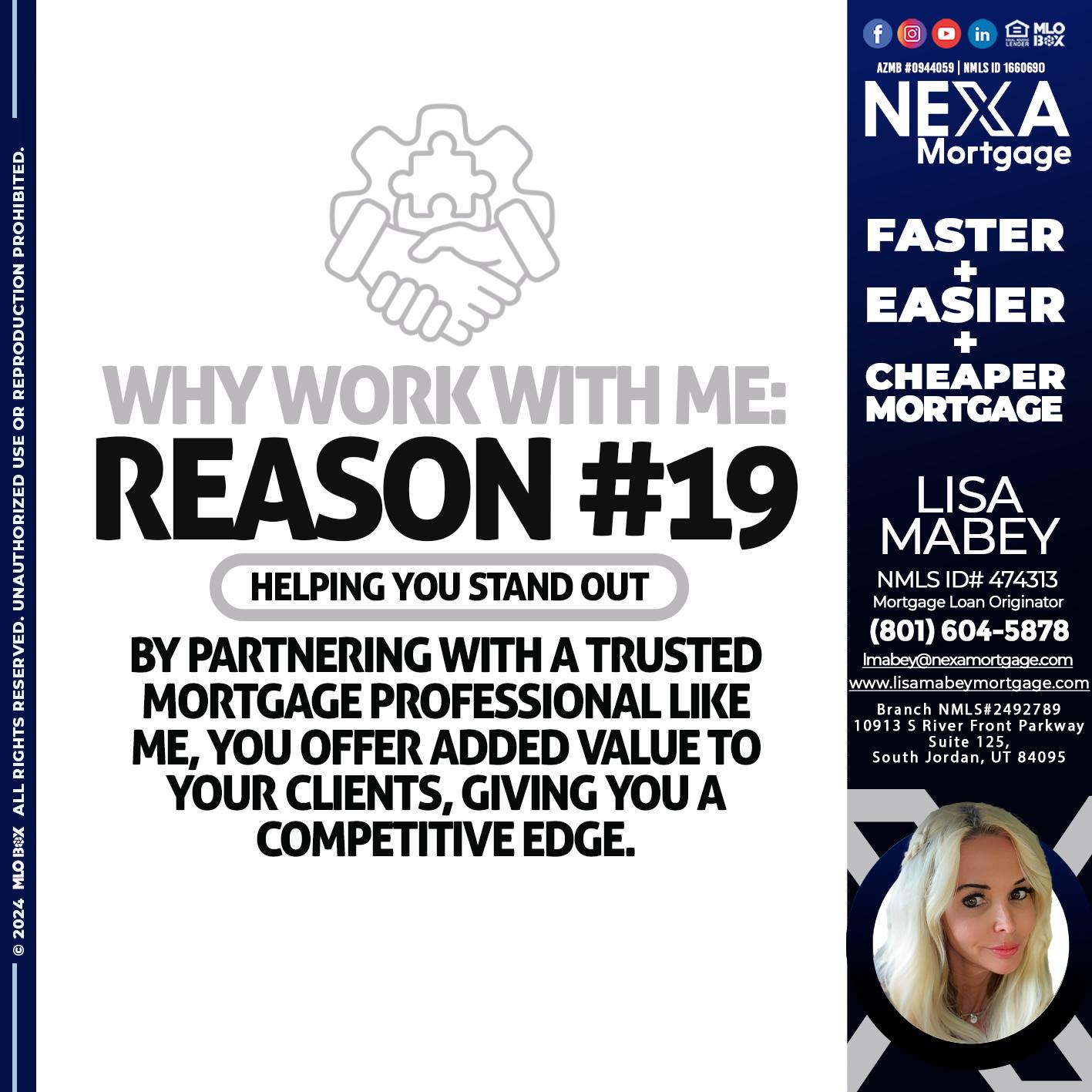 R19 - Lisa Mabey -Mortgage Loan Originator