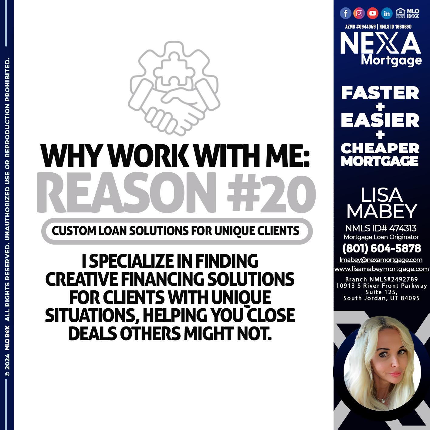 R20 - Lisa Mabey -Mortgage Loan Originator
