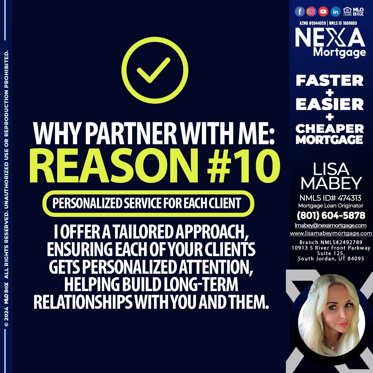 R10 - Lisa Mabey -Mortgage Loan Originator